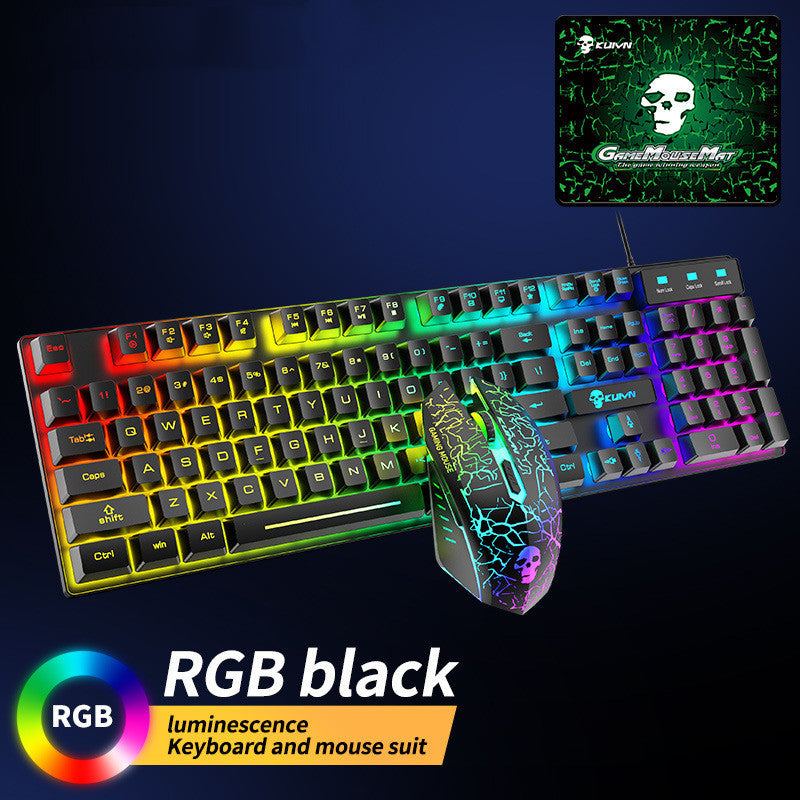 RGB Luminous Keyboard And Mouse Set - My Store