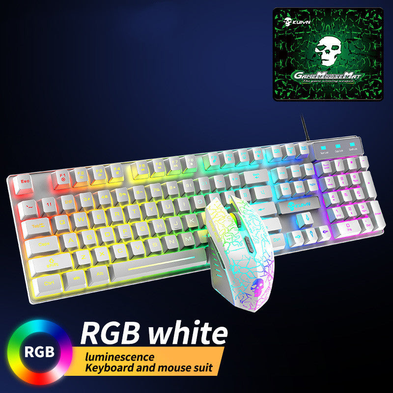 RGB Luminous Keyboard And Mouse Set - My Store