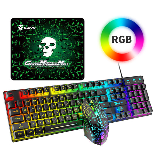 RGB Luminous Keyboard And Mouse Set - My Store