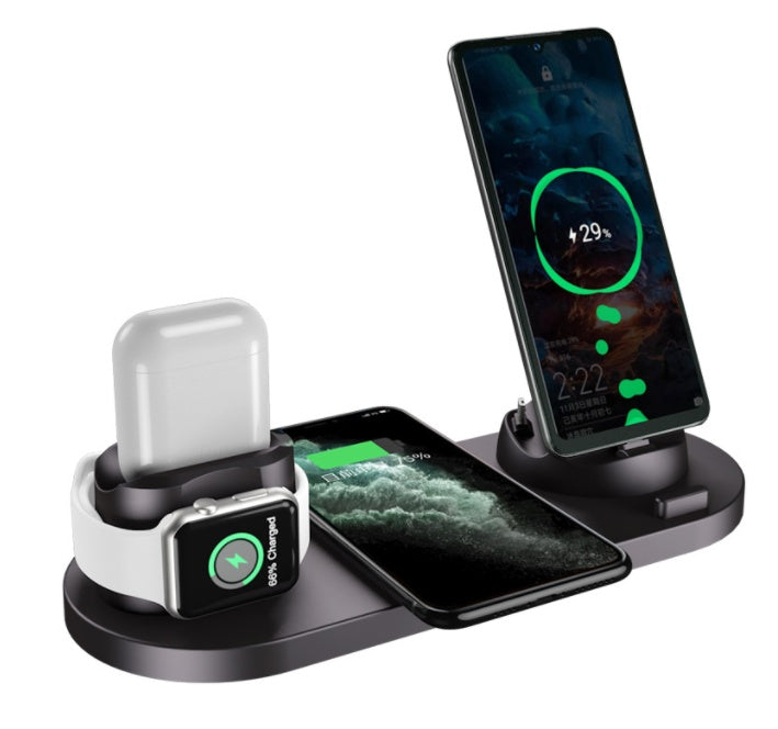 Wireless 6 In 1 Charging Dock Station - My Store