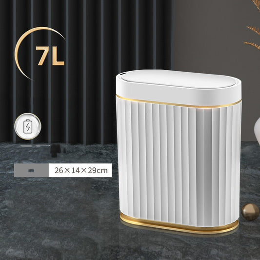 Electric Smart Sensor Trash Can For Toilet